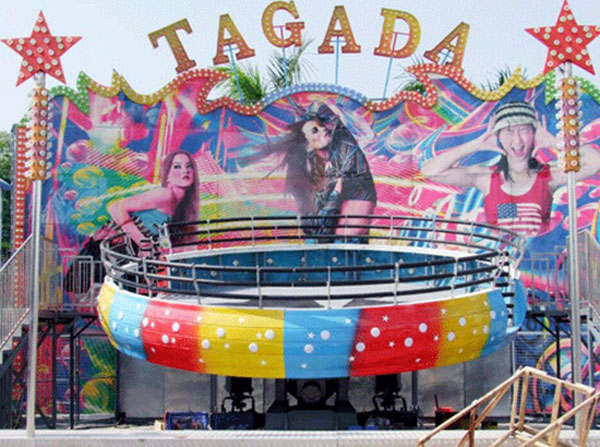 Amusement park tagada rides