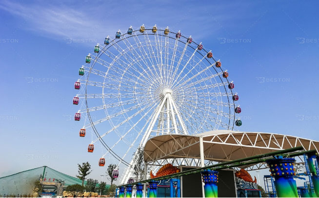 Ferris wheel ride for park